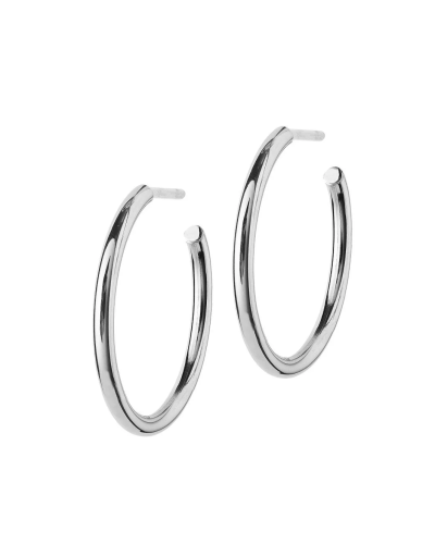Hoops Earrings Steel Medium