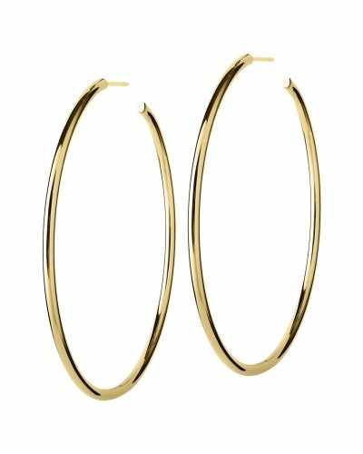 Hoops Earrings Gold Large